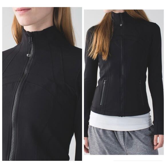 Lululemon Define Jacket Black Full Zip Luon Activewear Athleisure W4H98S Size 12 - Picture 1 of 13